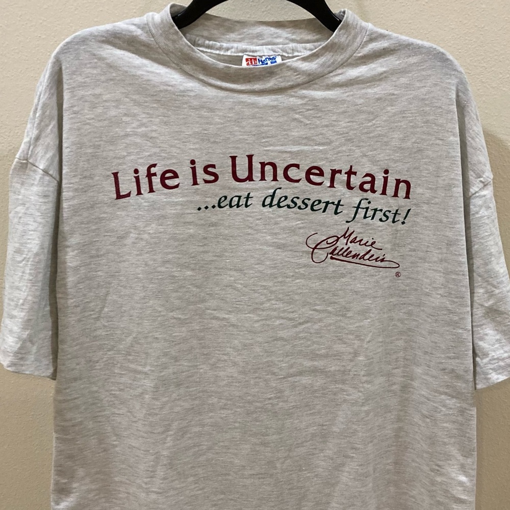 Vintage 90s Marie Calender’s Hanes Beefy Tee